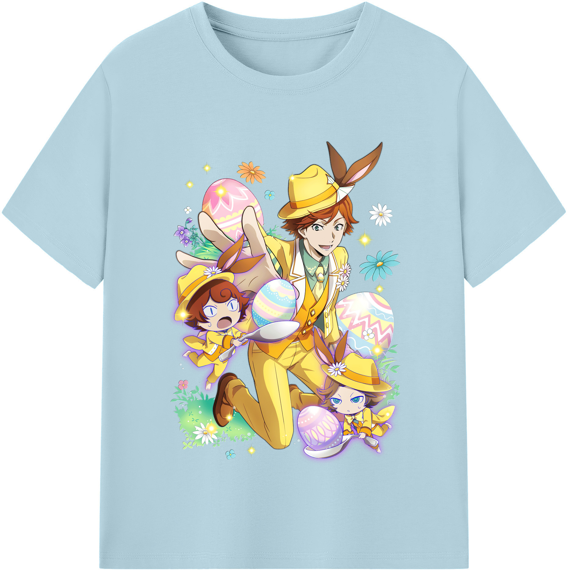 （画像用） 文豪ストレイドッグス Bungo Stray Dogs 綿100％半袖Tシャツ（フロントプリント）